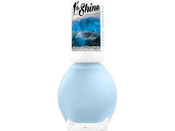 MISS SPORTS_1 Minute to Shine nail polish 639 So Icey in Reykjavik 7ml