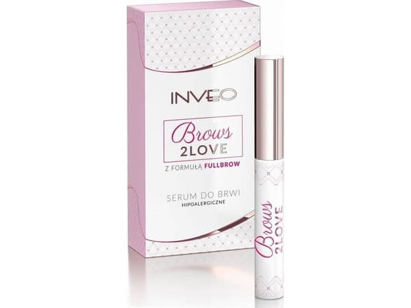 Inveo INVEO Brows 2 Love hypoallergenic eyebrow serum stimulating hair growth 3.5ml | FREE DELIVERY FROM 250 PLN