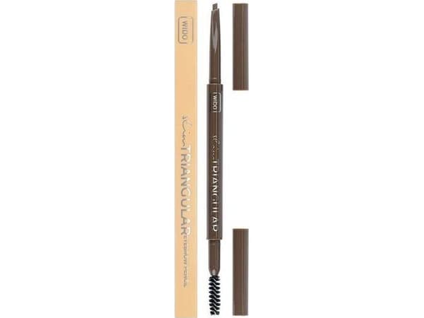 WIBO_Slim Triangulator Eyebrow Pencil triangular eyebrow pencil 1 Brown