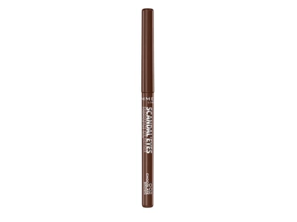 Rimmel Scandaleyes Exaggerate, Kohl, Brun, Chocolate Brown, Blyant, 24 t, Isododekaani, Polyeteeni, Synteettinen vaha, Etyleeni/Propyleenikopolymeeri