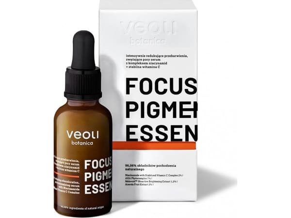 VEOLI BOTANICA_Focus Pigmentation Essence intensive pigmentation reducing and pore tightening serum Nniacinamide &amp; Vitamin C 30ml