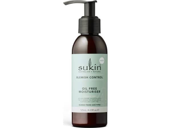 Sukin Creme fra ansiktet Blemish Control fuktighetsgivende 125ml