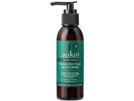Sukin Super Greens Avgiftende og fuktighetsgivende ansiktskrem 125ml
