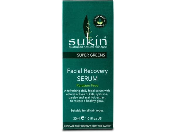 Sukin Super Greens Detoxifying and repairing face serum 30ml