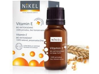 Nikel Vitamin Serum 100% natural with vitamin E, 10ml