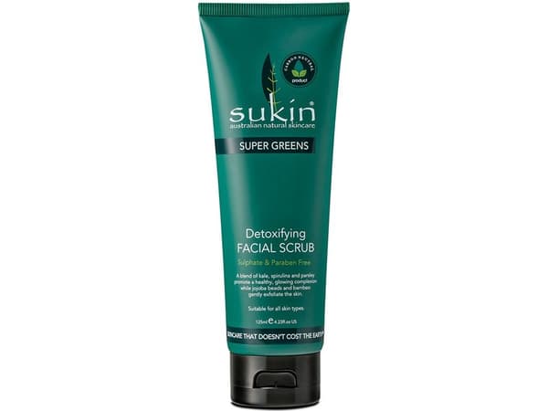 Sukin SUPER GREEN Avgiftende ansiktsskrubb 125ml