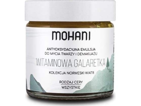 Mohani Vitamin Jelly Antioxidant emulsjon for ansiktsvask og sminkefjerning 60m;