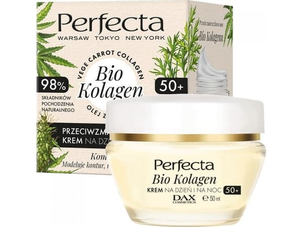 Perfecta Bio Collagen 50+ anti-rynkekrem for dag og natt 50ml