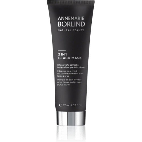 Annemarie Borlind 2 In 1 Black Mask 75ml - Ansiktsmask