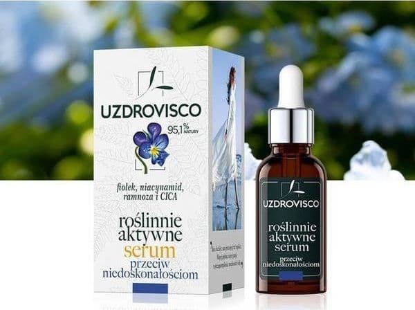 UZDROVISCO_Plant Active Serum Against Imperfections Violet 30ml