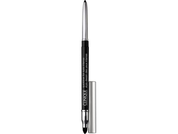 Clinique Quickliner For Eyes Intense, Kräm, Svart, Intense Ebony, Penna, Kvinna, Utjämnande