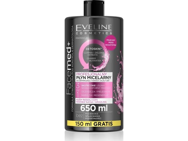 EVELINE*FACEMED Liquid 650ml micel.professional