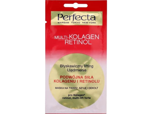 Perfecta Multi-Kolagen Retinol Face, Neck and Decolletage Mask 8ml