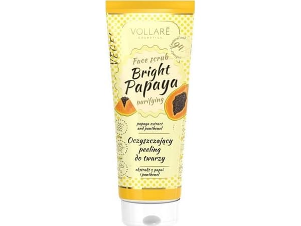 VOLLARE_Bright Papaya Face Scrub Purifying cleansing face scrub Papaya extract 100ml