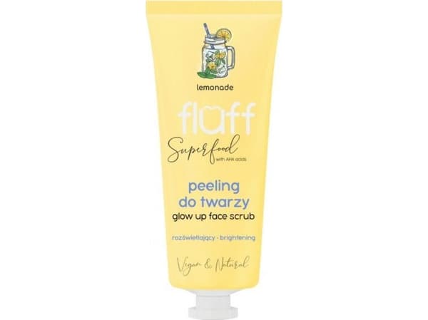 Fluff FLUFF_Super Food Glow Up Face Scrub lysende ansiktsskrubb 75ml