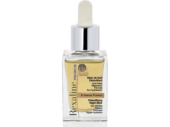 Rexaline X treme Fusion Elixir om natten Tørr olje med hyaluronsyre anti-rynke Fuktighetsgivende og foryngende behandling Argan og roseolje Nattpleie