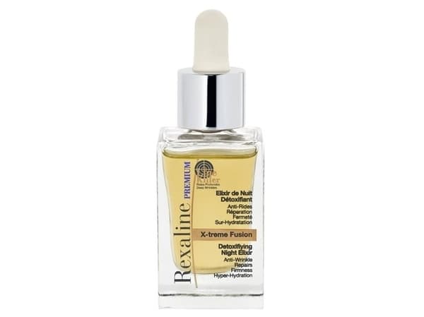 Rexaline X treme Fusion Elixir om natten Tørr olje med hyaluronsyre anti-rynke Fuktighetsgivende og foryngende behandling Argan og roseolje Nattpleie