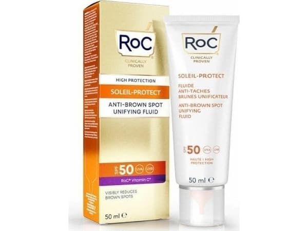 ROC Soleil-Protect Anti-Brown Spot Unifying Fluid SPF50+ - Unisex - 50 ml