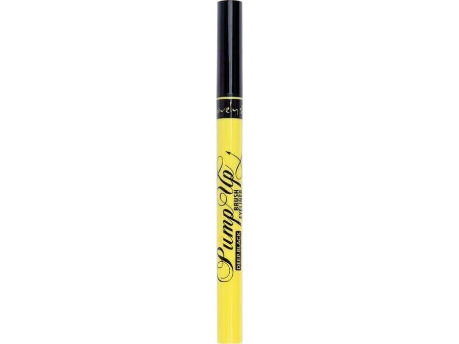 Lovely LOVELY_Pump Up Brush Eyeliner with Deep Black brush