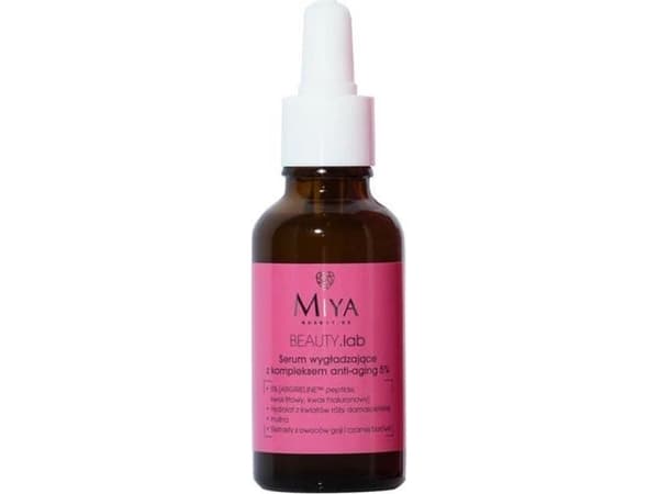 Miya MIYA_Beauty Lab silottava seerumi Anti-Aging-kompleksilla 5 % herkälle ja verisuonitulehduksille sekä silmänympärysiholle 30ml