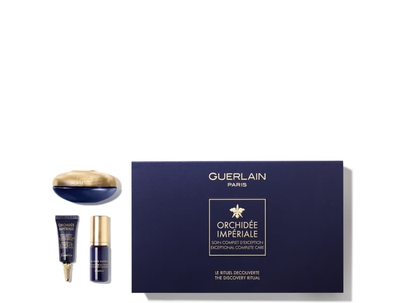 Guerlain Orchidée Impériale, Kvinna, Alla hudtyper, Ögonkräm, Ansiktskräm, Ansiktsserum, 50 ml, 5 ml, Motverkar ålderstecken