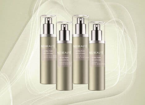 M2 Beauté Ultra Pure Solutions Cu-Peptide & Vitamin B Facial Nano Spray 75 ml