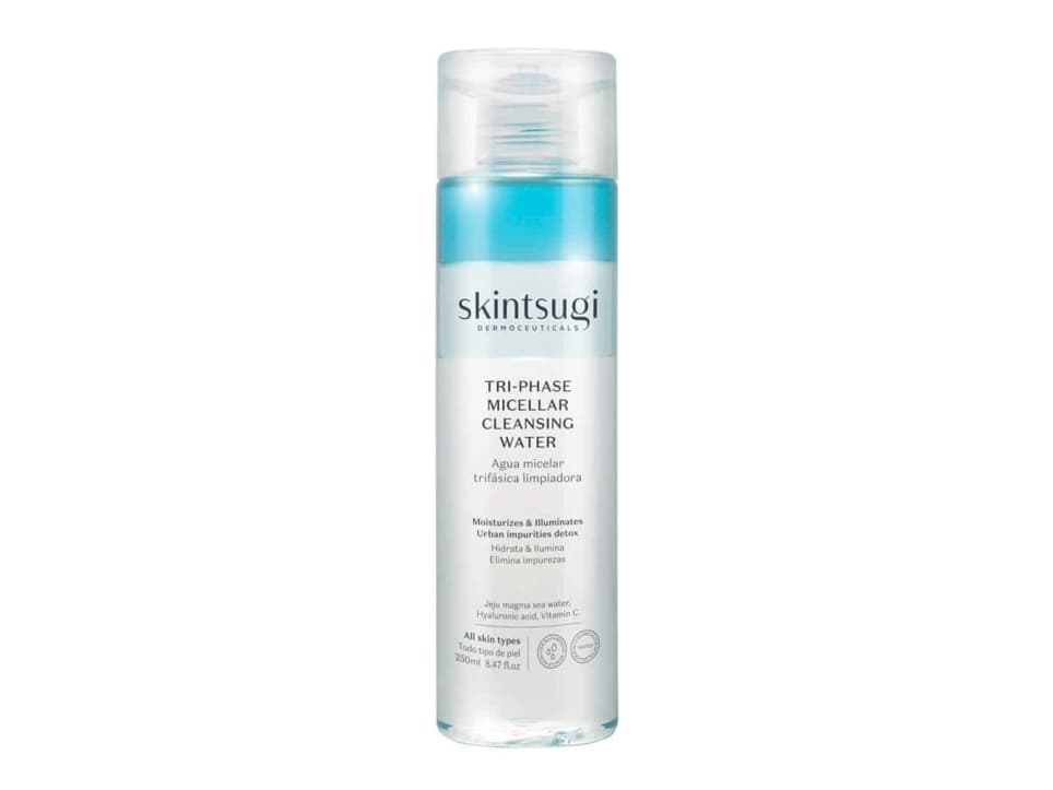 Skintsugi Tri-Phase Micellar Cleansing Water, Kvinna, 250 ml, Alla hudtyper, Rengöring, Fuktgivande, Illuminating, Fuktgivande, Mjukgörande, 1 styck,