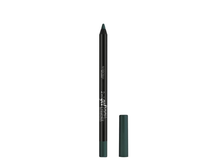Deborah Milano 2-in-1 Kajal&Eyeliner Gel Pencil, Kohl, Grön, Penna, Unisex, 8 h, IL050215A INGREDIENTS: HYDROGENATED POLYISOBUTENE, ISODODECANE, SYNT