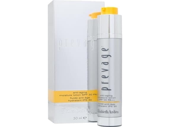 Elizabeth Arden Prevage Anti-Aging Moisture Lotion SPF 30, Kvinner, 50 ml, Solkrem, Alle hudtyper, Anti-aldring, Lysnende, Fuktighets krem, Beskyttel