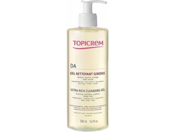 Topicrem Kroppspleie Da Ultra rik rensegel Very Dry Sensitive Eatopic Skin 500ml