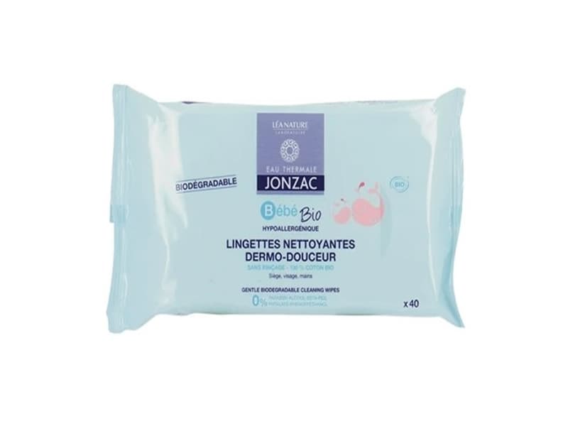 Jonzac BA c bA c Bio Gentle Biodegradable Cleansing Wipes x40