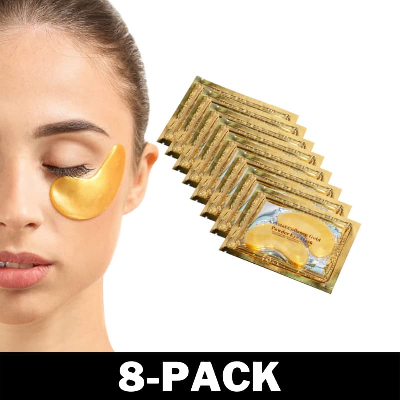 Ögonmask Crystal Collagen 24K Guld