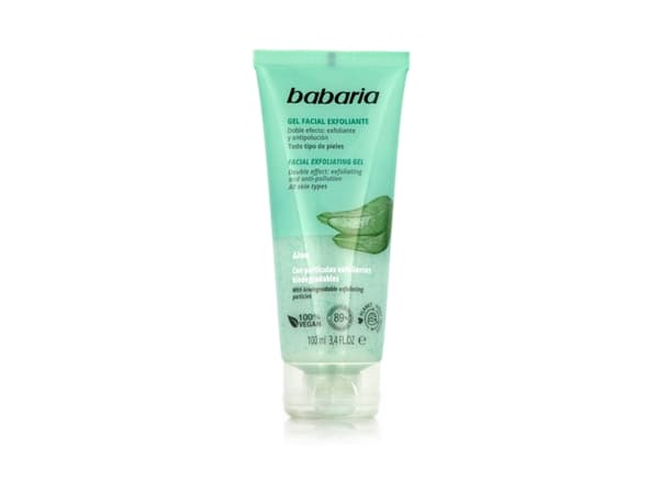 BABARIA ALOE VERA EXFOLIATING GEL ALLE HUDTYPER 100ML
