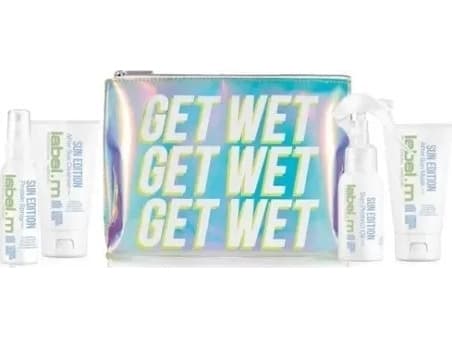 Hårsett Label m Get Wet Sun Edition Alle hårtyper Sjampo 60ml Maske 60ml Olje 60ml Spray 50ml