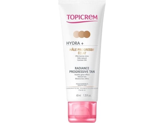 Topicrem Creme Topicrem Face Care Hydra Creme Radiance Progressive Tan Itseruskettava 40 ml