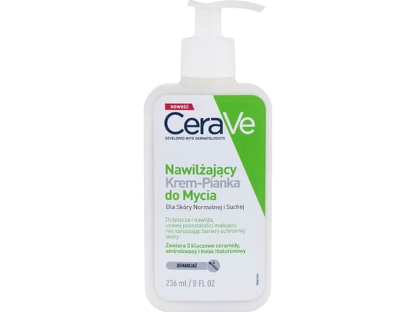 CeraVe Hydrating Cream-To-Foam Cleanser - Unisex - 236 ml