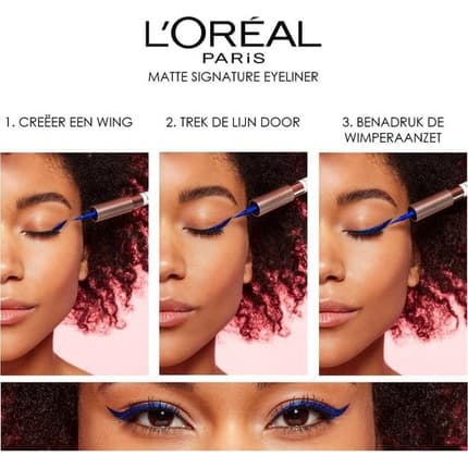 LOreal Paris Matte Signature Eyeliner From Superliner Matte Liquid Eyeliner Waterproof 03 Brown Signature Brown
