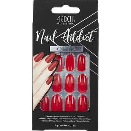 Ardell Nail Addict Cherry Red 1 U