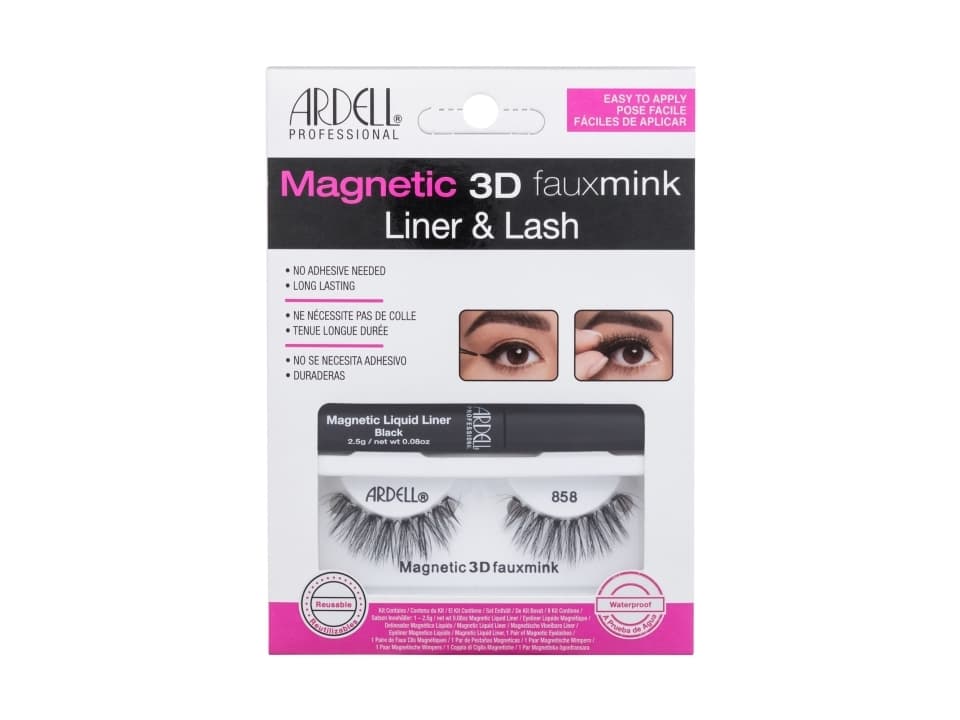 Magnetic 3D Faux Mink 858 (W, 1 pcs)