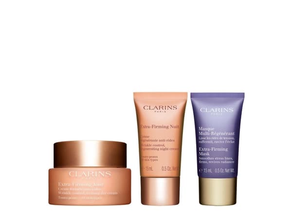 Clarins CLARINS SET (EXTRA-FIRMING DAY CREAM 50ML + EXTRA-FIRMING NIGHT CREAM 15ML + EXTRA-FIRMING MASK 15ML)