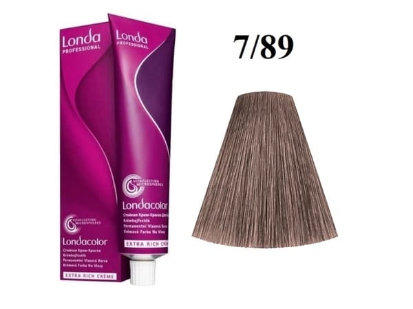 Londa Professional Londa Professional, Londacolor, Permanent Hair Dye, 7/89 Medium Blond Pearl Cendre, 60 ml For Women
