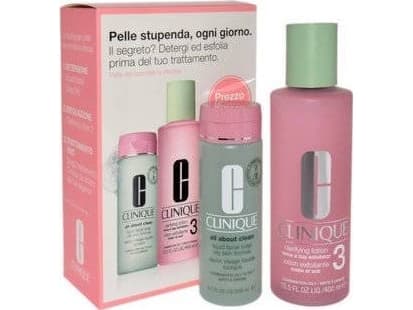 CLINIQUE SET (CLARIFYING LOTION 3 400ML+ ALL ABOUT CLEAN LIQUID FACIAL SOAP 200ML)