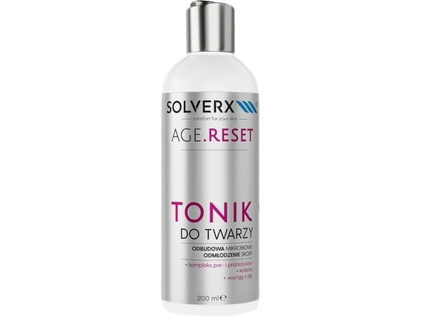 SOLVERX Age.Reset Facial Tonic - Microbiome Recovery&amp; Skin Rejuvenation 200ml