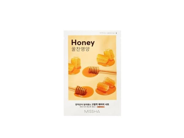 MISSHA_Airy Fit Sheet Mask brightening and revitalizing sheet mask with Honey extract Honey 19ml