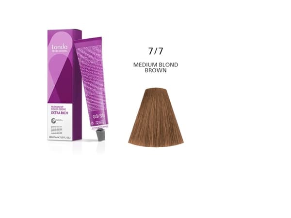 Permanent fargestoff Londa Professional 7/7, Blond Medium Chestnut, 60ml