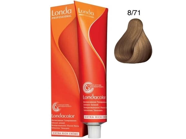 Londa Professional Londa Professional, Londacolor, Ammonia-Free, Demi-Permanent Hair Dye, 8/71 , 60 ml For Women