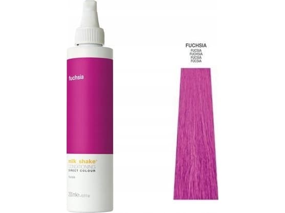 Milk Shake Milk Shake, Direct Colour, Ammonia-Free, Hair Colour Conditioner, Fuchsia, 200 ml For Women