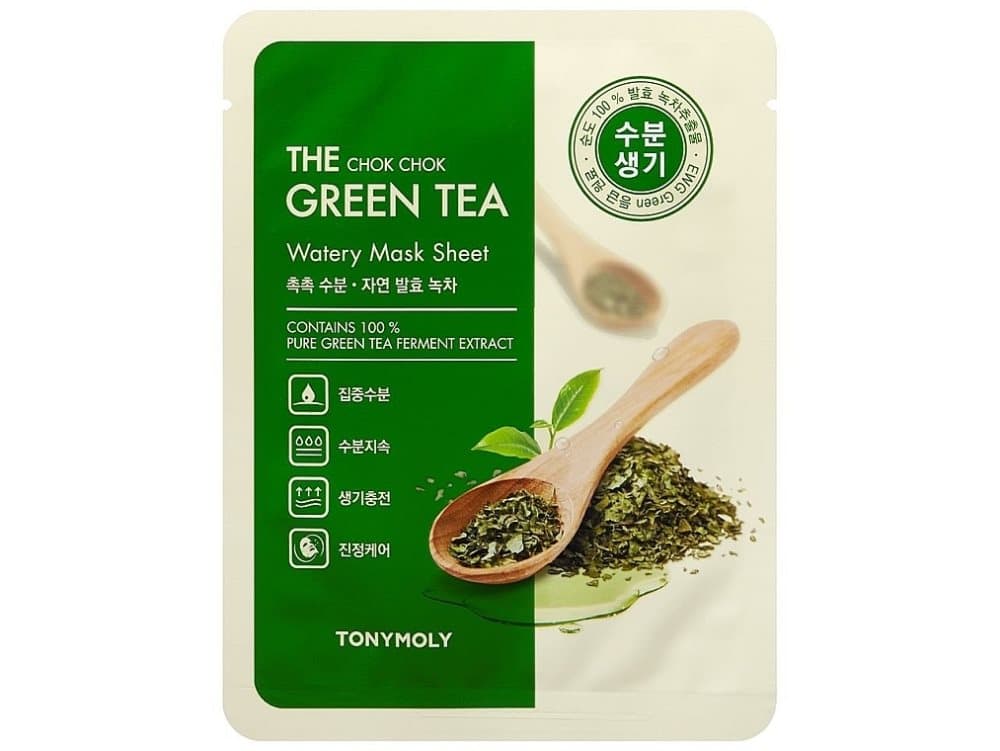 Tonymoly The Chock Chok Green Tea Watery Mask Sheet