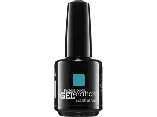 Jessica Jessica, Geleration Colours, Semi-Permanent Nail Polish, GEL-1100, Faux Fur Blue, 15 ml For Women