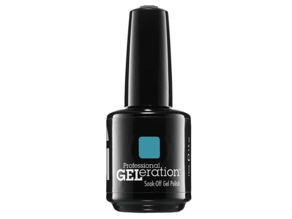Jessica Jessica, Geleration Colours, Semi-Permanent Nail Polish, GEL-1100, Faux Fur Blue, 15 ml For Women